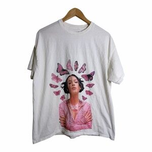 Olivia Rodrigo Official OR Brand 2022 Sour Tour Butterfly Merch Shirt XXl EUC